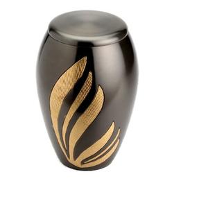 <b>Memorial</b> Cremation Urns For Adult Ashes Black Finishing Cremation Urns For Handmade Decorative <b>Keepsake</b> Cremation Urns - Product Image 6