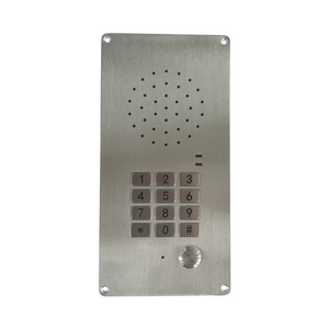 Intercomunicador de Acero Inoxidable con Altavoz y Micrófono para Control de <span class=keywords><strong>Acceso</strong></span> en Fábricas, con Botón Único de Activación - Product Image 1