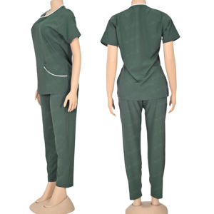 Conjuntos de Uniformes Médicos Ultimate Comfort Blaze Premium, Uniformes de Enfermería de Manga Corta, Unisex, Tela de Sarga de Poliéster/Algodón para Hospital - Product Image 1