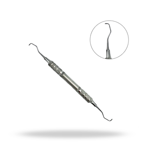 เครื่องมือขูดหินปูน Gracey Deep Pocket Curette แบบยาว 5 6 นิ้ว สำหรับขูดหินปูนใต้เหงือกและขูดหน้าผากรากฟัน - Product Image 1