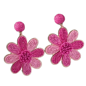 À la mode dernière boucle d'oreille brodée perlée à la main mignon élégant beau haut de luxe fantaisie par glowin fashion - Product Image 2