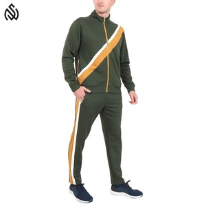 Best Quality Light <b>Weight</b> Men's Tracksuit 100% Cotton <b>Stand</b> Collar Design Breathable and Winter Solid Pattern - Product Image 4