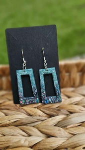 Pendientes de Resina Bordados a Mano, Joyería de Moda de Acero Inoxidable para Mujeres y Niñas, Estilo Clásico para Bodas, Alta Calidad - Product Image 6