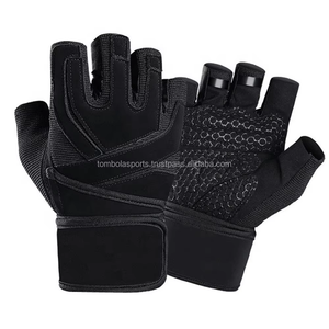 Fabricant de gants de cyclisme impression personnalisée couleur et motif demi-doigts gants de cyclisme VTT vente en gros - Product Image 6