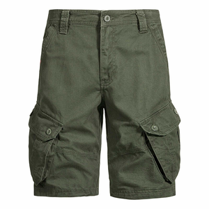 Servicio OEM Ropa de hombre Tallas grandes Casual Cargo Pantalones cortos Pantalones Diseño personalizado Color sólido Elegante Verano Cargo Pantalones cortos Pantalones - Product Image 5