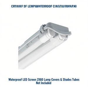 Waterproof <b>LED</b> Screen 2X60 Lamp Covers & Shades <b>Tubes</b> Not Included - Product Image 2