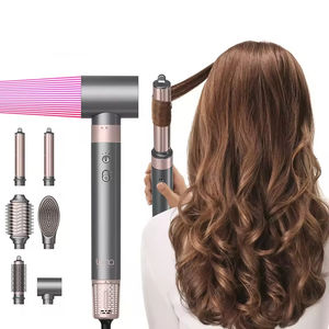 Sèche-<span class=keywords><strong>cheveux</strong></span> professionnel Lena 5 en 1, 110000 tr/min, haute vitesse, ions négatifs, sèche-<span class=keywords><strong>cheveux</strong></span>, <span class=keywords><strong>brosse</strong></span> à air chaud - Product Image 2
