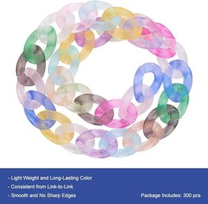 Chaîne à maillons en résine, finition lisse et polie pour un confort optimal, idéale pour les tendances de bijoux audacieux et volumineux, par CRAFT ZONE EXPORT - Product Image 6