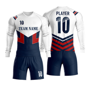 ชุดยูนิฟอร์มโพลีเอสเตอร์ของผู้ชายเสื้อเสริมผู้รักษาประตูดีไซน์ซับลิเมชันสินค้าใหม่ออกแบบได้ตามต้องการ - Product Image 2