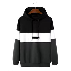 เสื้อกีฬามีฮู้ดของผู้ชายเสื้อกีฬาแบบสวมหัวลายทันสมัยเสื้อกีฬาแบบกำหนดเองโลโก้ - Product Image 1