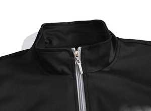 Conjunto Deportivo de Invierno para Hombre, de Poliéster y Algodón, Transpirable, Diseño Sencillo y Sólido, con Cremallera, para Correr, Corte Regular - Product Image 2