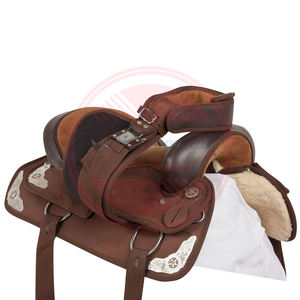 Selle d'équitation professionnelle en cuir véritable de meilleure qualité/selle d'équitation légère sur mesure - Product Image 3