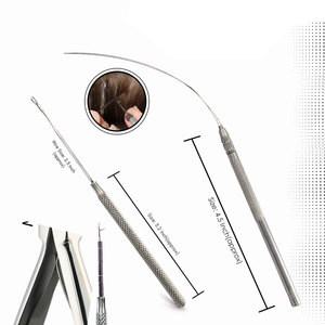 Kit de pinces professionnelles pour extensions de cheveux pour extensions de cheveux à micro-anneaux, nano-anneaux et ruban adhésif, kit de pinces pour extensions de cheveux OEM ODM - Product Image 4