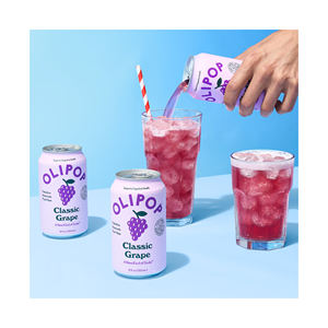 Bebida clásica de uva Ollipop, bebida espumosa baja en azúcar para todas las edades - Product Image 1