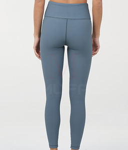 Legging en laine sans couture taille moyenne pour femmes de haute qualité tissu tricoté polaire respirant vêtements d'hiver décontractés avec logo personnalisable - Product Image 1