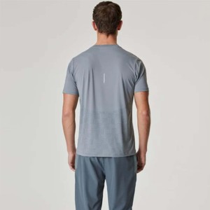 Camiseta de moda para hombre que absorbe la humedad: cómoda, elástica e ideal para uso diario y actividades atléticas - Product Image 5