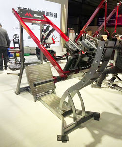 Gimnasio comercial Entrenamiento de fuerza Doble pista Squat Culturismo Placa Cargado Péndulo Squat Machine - Product Image 6