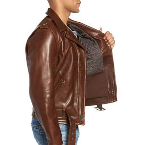 แจ็กเก็ตหนังสำหรับฤดูหนาวแจ็กเก็ตหนังดีไซน์ตามสั่ง - Product Image 3