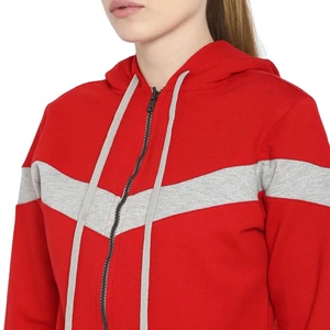 ชุดวอร์มลำลองผู้หญิงแบบมีฮู้ด น้ำหนักเบา ไซส์ XS-XL ผลิตตามสั่ง (OEM) ลายพิมพ์เรียบ สำหรับออกกำลังกาย ฤดูหนาว ปี 2026 - Product Image 2