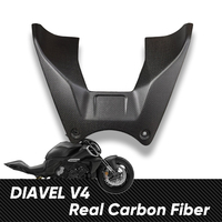 Carbonart - Carenado de Fibra de Carbono Real para Ducati Diavel V4, Protector de Tanque, Pieza de Repuesto/Reparación