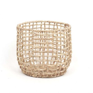 Panier porte-plantes pour la décoration de la maison, pots à plantes tissés à la main, pots à plantes en jacinthe d'eau - Product Image 1