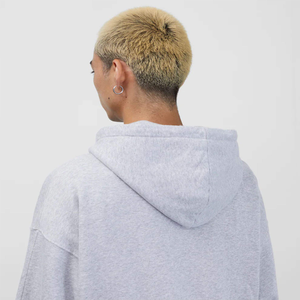 Logotipo personalizado 100% algodón de gran tamaño grueso Unisex sudaderas con capucha Streetwear Pull bordado Jogger hombres invierno diseñador sudaderas con capucha en blanco - Product Image 4