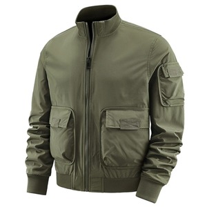 Offre Spéciale hommes vol Bomber veste coupe-vent chaud pour l'hiver coupe-vent rembourré épais authentique manteau surdimensionné - Product Image 6
