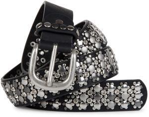 Hebilla de aleación para mujer Honglai, estilo hip-hop industrial, con remaches y diamantes, de piel de vaca, tendencia de moda europea y americana, estilo Joker - Product Image 1