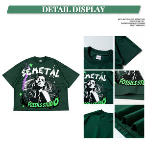 High Quality Acid <b>Wash</b> Craft Custom Cotton Men's T-Shirts for Summer Travel & Casual Wear - Product Image 3