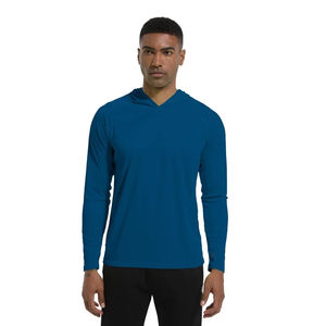 Camisas de pesca al aire libre manga larga personalizada con capucha UPF50 resistente a los rayos UV secado rápido sublimación impresa ropa de rendimiento transpirable - Product Image 4