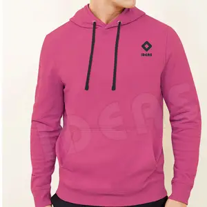 2024 Blank Pink Top Design Profession elle Sport bekleidung Atmungsaktive Polyester Herren Hoodies Großhandel Pullover Outdoor