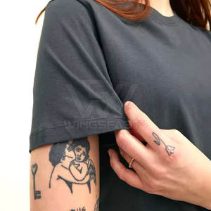 Ropa informal hecha en Pakistán 100% algodón Loose Fit camiseta estampada para hombres precio al por mayor camisetas unisex duraderas - Product Image 5