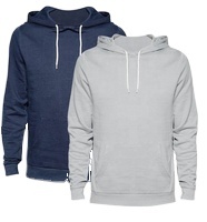 Sweat à capuche en éponge française Logo personnalisé 280 320 Gsm poids lourd blanc 100% coton lourd surdimensionné en vrac sweat à capuche hommes - Product Image 6