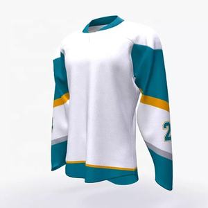 Nueva Llegada, Jersey de Hockey sobre Hielo Personalizado OEM para Hombre, Mujer y Jóvenes, Transpirable, Auténtico, con Nombre y Números Cosidos, Diseña el Tuyo - Product Image 3