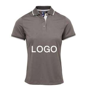 Polo personalizado de la mejor calidad para mujer, precio bajo, venta al por mayor, manga corta, logotipo impreso sostenible, Polo para mujer - Product Image 4