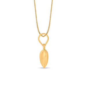 จี้ทองรูปหัวใจอaura ที่รักล้ำค่า พร้อมสายโซ่เชื่อมต่อ - Product Image 5