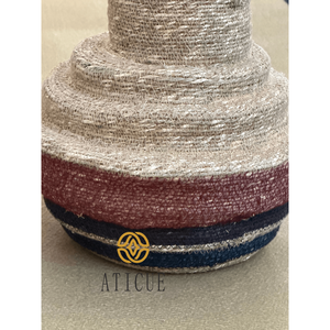 Maceta Decorativa Artesanal ATICUE de 8x15 Pulgadas con Forma de Surahi, Cesta Multiusos para Plantas - Product Image 6