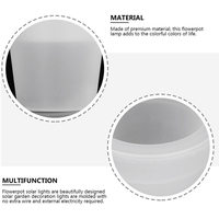 Hot Large Plante Vase led pot de fleur Décoration pots en plastique Planteur led lumières de plantes faites maison