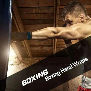 Envolturas de mano de boxeo Cinta protectora de vendaje de boxeo Vendas de manos de kickboxing personalizadas Gimnasio Transpirable Boxeo Protección de muñeca - Product Image 2