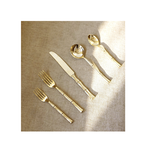 Fournitures en gros cuillère en laiton manger cuillère alimentaire manche en bambou à bas prix taille personnalisée meilleure vente vente vente - Product Image 5