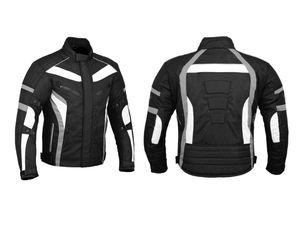 Veste de moto de style cruiser été/hiver coupe décontractée couture rétro certifiée CE ignifuge anti-UV - Product Image 2