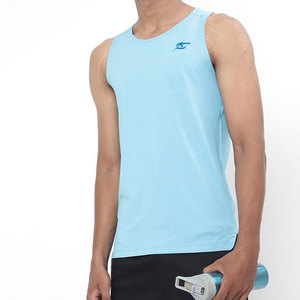Camiseta sin Mangas para Hombre, Tejido de Algodón Transpirable, para Gimnasio, Entrenamiento, Running, Ropa Deportiva sin Mangas, Ligera, Cómoda y Duradera - Product Image 1