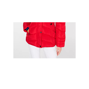 Cappotto Invernale Imbottito con Cappuccio e Bordo in Pelliccia Sintetica Antivento per Ragazze Madden Girl, Rosso Scuro, Taglia Media - Product Image 3