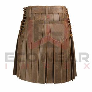 Kilts en cuir de style nouveau à prix de gros, logo personnalisé pour adultes, kilts en cuir pour hommes de style nouveau à prix de gros - Product Image 4