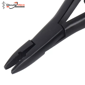 Pince à extensions de cheveux de qualité supérieure en acier inoxydable de qualité chirurgicale, antidérapante, robuste, OEM, pour retirer les micro-perles, couleurs personnalisées - Product Image 6