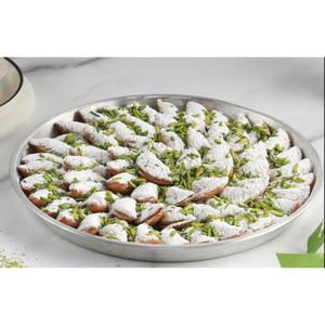 Cuenco para servir de Metal Blanco clásico hecho a mano, artículos de servidor de cocina de gran calidad para postres, dulces de Chocolate a la venta - Product Image 4
