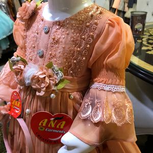 Cheffon <b>Tie</b> Party Dress <b>for</b> Baby Girl New Collection in Party Dresses Dress - Product Image 4