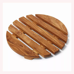 Stylish Wooden Trivet Tray Set with Lid <b>Heat</b>-Resistant, Eco-Conscious, and Designed for Modern Entertaining - Product Image 3