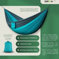 Hamac en nylon léger personnalisable de haute qualité, design industriel, marque personnalisée, portable, pour le camping en plein air