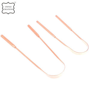 Limpiador de lengua Ayurvédico de cobre puro 100%, superventas, venta al por mayor, herramienta de cuidado Dental, raspador de lengua - Product Image 5